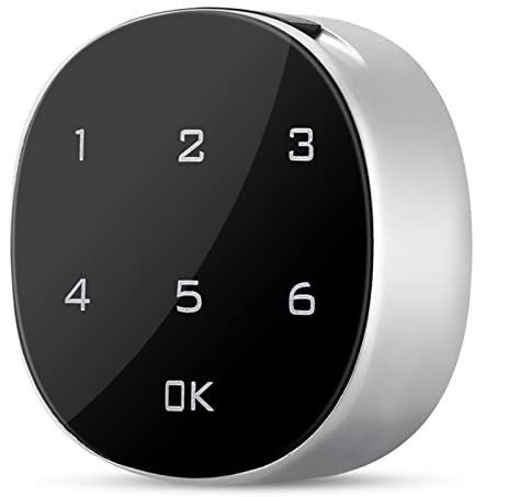 Electronic Cabinet Lock, Touch Screen Digital Electronic Password Coded Lock, Electronic Lock Box for Cabinet Mailbox File Sauna Drawer