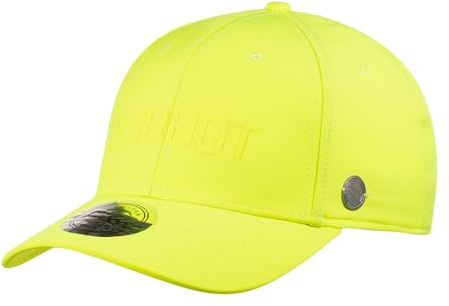 SABBOT Aaron Herren Cap, Basecap, Schirmmütze Sportcap, Schnelltrocknend, Atmungsaktiv, Verstellbar, Leichtgewicht, Ideal für Outdoor Sportarten (Neongelb)