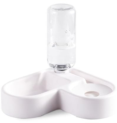Gamelles Pour Animaux De Compagnie, Bols De Nourriture Et D'eau Pour Animaux De Compagnie, Conception à Angle Droit, Gain De Place, Doubles Gamelles Automatiques Multifonctions Pour Chiens Et Chats