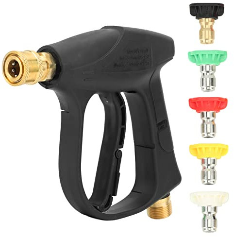 High Pressure Washer, 4350PSI Electric Handheld High Pressure Washer with 1/4in Quick Connector for Cleaning Car Fence