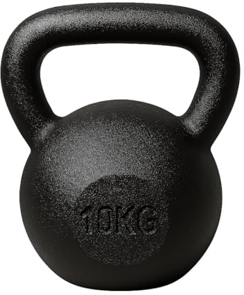 Cast Iron Kettlebell Weight Exercise Home Fitness Workout Multi Gym 4-20kg | Kettlebell Adjustable/Cast Iron/Protective Base Solid Smooth for Strength Training, Home Gym