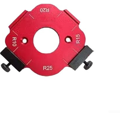 Gabarit de défonceuse à rayon pour le travail du bois, mesure précise, robuste, portable et facile à utiliser (10-25R)