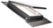 SERVICE SOLUTIONS - Lucernario Best Vasistas in Alluminio | Vetrata Isolante standard 4-9-4 | Interno Legno Abete | Maniglia in Plastica con 4 Posizioni di Apertura (CM 55X72 (BASE X ALTEZZA))
