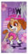 United Labels Paw Patrol Strandtuch für Mädchen, Lila, Skye, 140 x 70 cm, Kinder Handtuch aus 100% Baumwolle, Badetuch für Strand Schwimmen