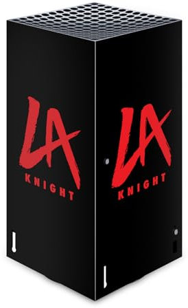 Head Case Designs Officially Licensed WWE Logo LA Knight Vinyl Sticker Gaming Skin Decal Cover Compatible With Xbox Series X Console