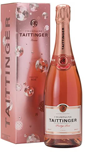 Taittinger Brut Prestige Rosé Non Vintage Champagne in Gift Box 75cl (Pack of 6)