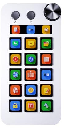 StreamDeck Visual Keyboards LCD Button 15 Key Live Content Creation Controller Customs Button StreamDeck For PC