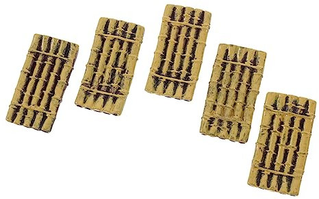 BESPORTBLE 5stücke Miniatur Floß Boot Ornament Aus Kunstharz Für Fenster Schrank Schreibtisch Innenbereich Garten Dekoration Modellierung Floßboot Floß Modell