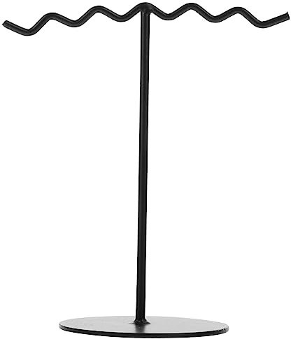 UKCOCO Shape Metal Jewelry Holder Elegant Jewelry Display Stand for Necklaces and Earrings Durable Iron Design for Home Shop Gallery Use for Special Occasions