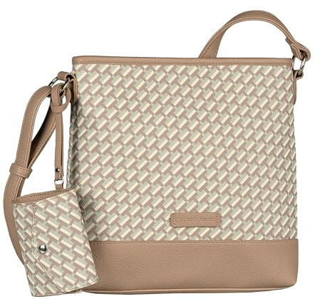 TOM TAILOR Xenia Damen Shopper Umhängetasche Reißverschluss Groß