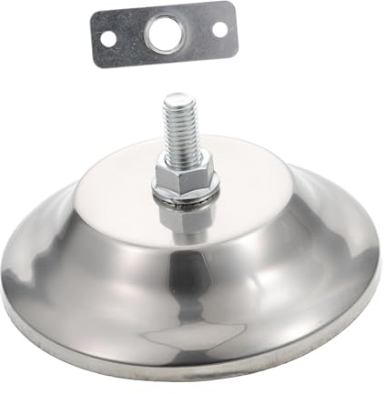HOLIDYOYO Verstellbare Tischbein-Auflage aus Metall mit Schrauben Höhenverstellbar für Billardtisch Möbel und Unebene Böden Stabiles Fußkissen zum Schutz und Ausgleich