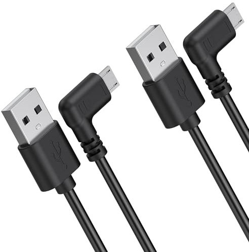 Vancle 2-PACK Micro USB Cable Android Charger compatible with PS4 Charger Cord - High Speed 2.0 USB A Male to Micro USB Cable for Android Phone