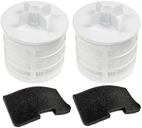 SPARES2GO U66 Type Pre & Post Motor HEPA Filters Kit for Hoover Sprint Vacuum Cleaners (2 of Each)