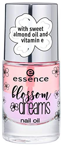 Essence blossom dreams nail oil with sweet almond oil and Vitamin E Nr. 01 smells like spring spirit Inhalt: 10ml Nagelöl für schöne Nägel.