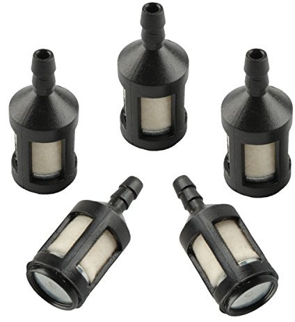 Poweka Lot de 5 Filtres à Essence ZF-1 pour ZAMA Homelite 49422 McCulloch 216985 MC-9182-310001 Tecumseh 410263