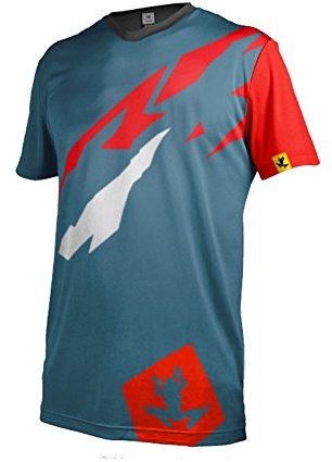 UGLY FROG Uglyfrog UF18XIN31 Designs Blocks MTB Motocross Rennrad/Downhill Jersey Kurze Ärmel Trikot MX Enduro Offroad Gelände Quad Cross Erwachsene