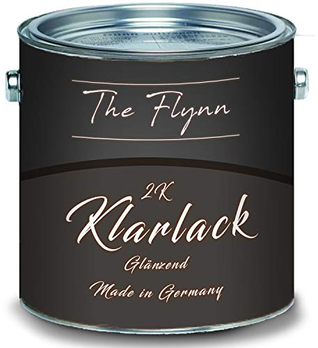 The Flynn hochwertiger 2-K Klarlack glänzend 2 Komponenten inkl. Härter im Set (2,5 L)