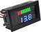 ARCELI Car Marine Moto LED Voltmetro digitale Voltmetro misuratore di carica batteria 72V (rosso)