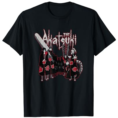 Naruto Shippuden Die Akatsuki-Gruppe T-Shirt