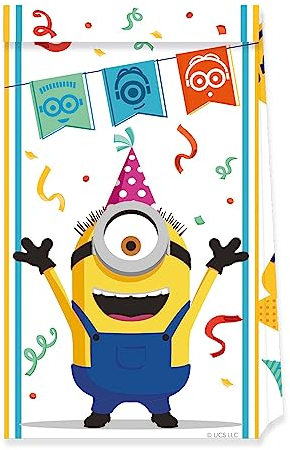Folat 92138P Kleine Tüten FSC Minions - 4 Stück