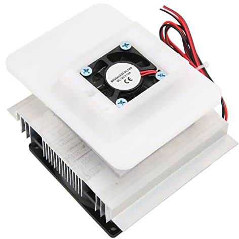 Septpenta 12 V Thermoelektrisches Peltier Kühlsystem Kit, Schnelle Kühlung, Geräuscharmer Stabiler Betrieb, Kühlsystem für Kleine Kühlschränke, Mini Klimaanlagen