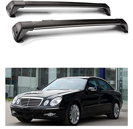 Limousine Dachträger Auto Gurtschloss Seitenleisten Querträger Dachträger Gepäck Für Mercedes Für Benz Für E-Klasse W213 C207 W212 W211 (Farbe : FOR W211 -B)
