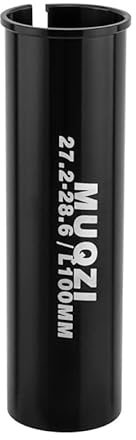 Fahrrad Sattelstütze Rohr Adapter, Fahrradsattelstütze Shim, Fahrradsattelstützenrohr Reduzierhülse Shim Sattelstütze Reduzierhülse für MTB BMX Mountainbike Rennrad E-Bike, 27.2-28.6mm