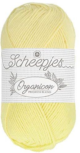Scheepjes - Scheepjes 210 Buttermilch Organicon Garn - 1x50g
