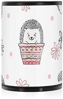 Niedliche Aquarell Igel Muster Dekorative Aschenbecher Für Zigaretten Tragbare Rauchlose Zigarette Butt Container Auto Becherhalter Aschenbecher Küche Home Office
