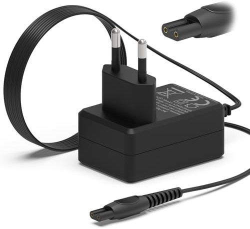 MJXYXCDH 0,8W 8V Rasierer Ladegerät Netzteil für Philips HQ850 Norelco Oneblade QP2530 QP2630 Kabel Shaver Ladekabel