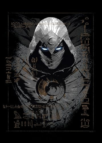 Komar Wandbild - Moon Knight Darkness Ahead - Größe 50 x 70 cm - Ohne Rahmen - Poster, Kunstdruck, Kinderzimmer, Wanddekoration