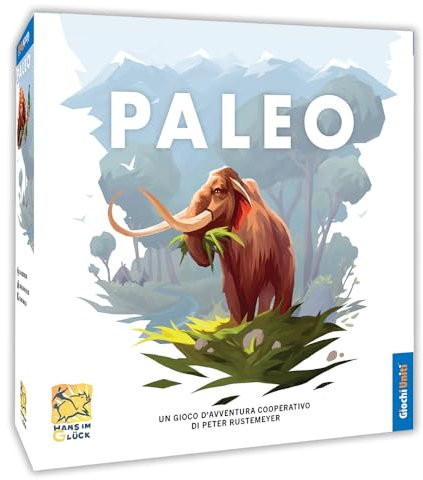 Giochi Uniti Paleo, Brettspiel, 2-4 Spieler, 10+ Jahre, italienische Ausgabe 2023, GU777, Mehrfarbig