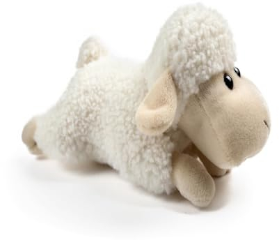 lilizzhoumax Schaf Kuscheltier Plüschtier Flauschiges Stofftier Klein Lamm Kawaii Plüsch Süßes Plüsch Spielzeug Geschenk für Mädchen, Jungen & Babys 20cm/8” Weiß