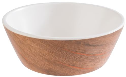 APS 85310 Schale -CRAZY WOOD- Ø 20,5 cm, Höhe 7,5 cm, 1,2 Liter