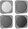 LENSKINS Set di 4 filtri per lenti ND8 ND16 ND32 CPL per fotocamera DJI Action 2, kit di filtri QR Magnetic Design ND CPL per protezione dell'obiettivo, accessori per DJI Action 2 Vlogging FPV