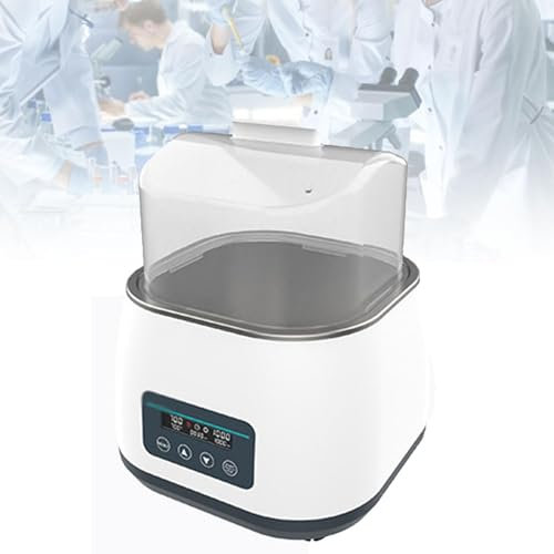 MiBoce Digital Lab Water Bath, Water Bath Pot with Magnetic Stirrer, Anti-dry Burning Stainless Steel Liner, Speed 100-1200rpm, for 2L flask or 3L beaker