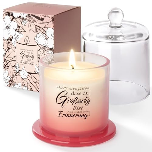 Geschenke für Frauen Duftkerze, Geburtstagsgeschenk für Frauen, Personalisierte Geschenke Weihnachten, beste Freundin, Mama, Duftkerze Weißer Pfirsich-Oolong 160g