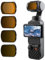 Walking Way 4er-Pack ND-Filter-Set für Pocket3 Professionell ND8/16/32/64 für Beeindruckende Bewegungsunschärfe und Kreative Belichtungssteuerung in der Fotografie und Videografie