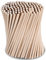 Paquet de 400 Pailles en Papier, Pailles Carton (Diamètre 6 mm 19,7 cm), Pailles Jetables, Adaptées aux Cocktails, Cafés et Célébrations, Soirées Long Drink (Brun)