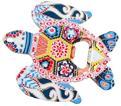 Wnvivi Fridge Magnet Bottle Opener,Fish Turtle Shaped Beer Bottle Opener Magnetic,Unique Animal Refrigerator Magnet for Home Kitchen (White)