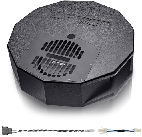 Option Subwoofer Kit kompatibel mit Skoda Octavia III (Typ 5E, Baujahr 2013–2020) - Passiver Reserverad-Subwoofer DRIVE10BR-P im Plug & Play Set für Skoda Octavia (für Canton-Soundsysteme)