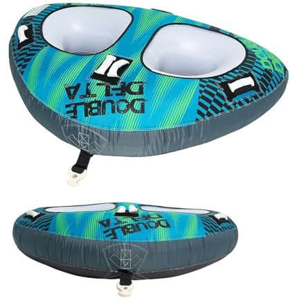 de natación | Flotador Inflable para Deportes acuáticos | retráctil Resistente – con Asas de Neopreno y Cojines, Ideal para Nadar, Kayak, Wakeboard, esquí acuático, Rafting