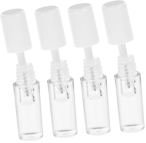 HAMPPLIES 4 Pièces Gel Fixateur Transparent pour Sourcils Liquide Résistant Transpiration pour Maquillage des Sourcils Fixation Naturelle