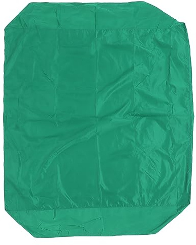 Respicefinem Green Sandbox Cover Square Sandbox Pool Protective Cover Sandbox Canopy with Drawstring (150X150cm)