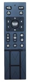 BEAZOOM Wireless Ceiling Fan Light Remote Control with 6 DC Motor Inverter, for Hongyun XH Bedroom Fans, for battery Monitor