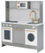 Teamson Kids Berlin Modern Wooden Pretend Toy Kitchen With 6 Role Play Accessories UK-TD-12681A