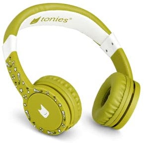 tonies-Lauscher – verstellbare Kinder Kopfhörer mit Lautstärkebegrenzung, Over Ear Kopfhörer mit Kabel und gepolsterten Kopfbügeln, Grün