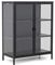 Homexperts Classic 01 Kommode 2 TRG, Metall, schwarz, B 80, H 102, T 40 cm
