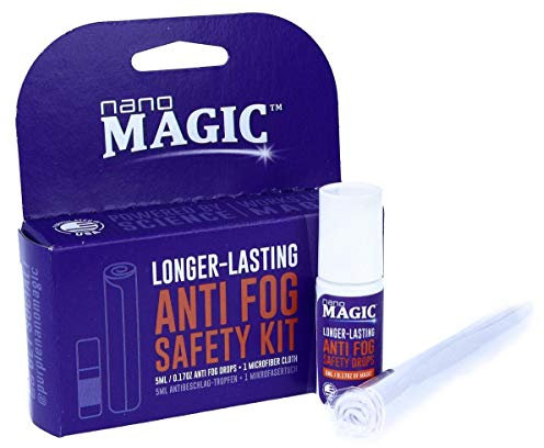 Effektives Antifog Safety Kit - Super Antibeschlag-Tropfen mit langanhaltender Wirkung inkl. Mikrofasertuch 15 ml