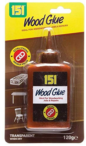 Extra Strong 151 Wood Glue Transparent Adhesive Wood Working Jobs & Repair 120gm